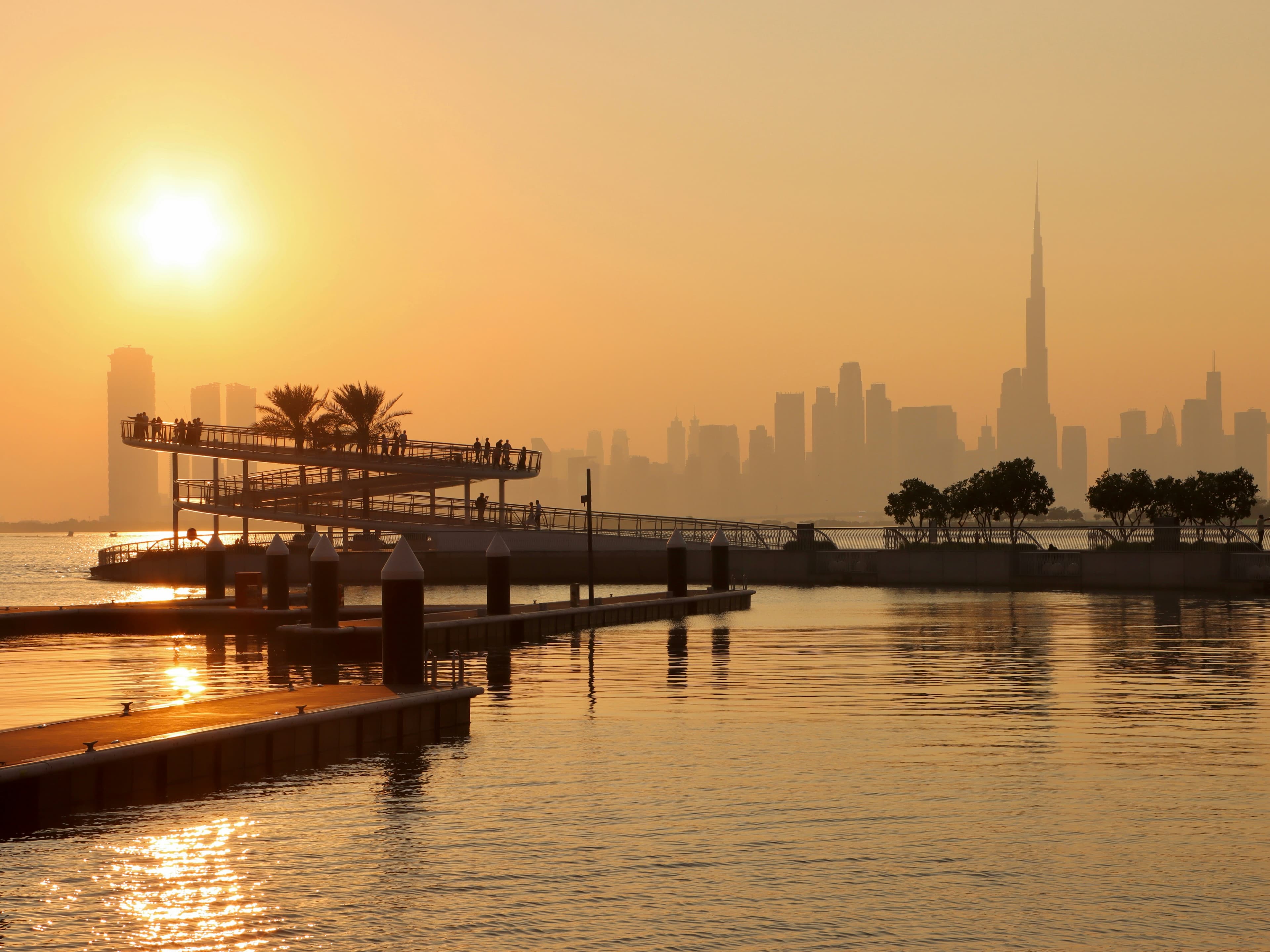 Dubai Creek Harbour Sunset
